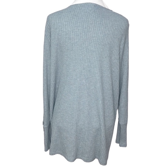 Soft Surroundings Rhinestone Waffle Knit Blouse - Picture 5 of 6